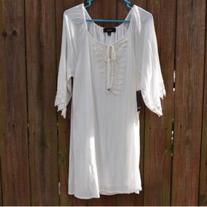 Naïf Off White Boho Style Dress Size Large